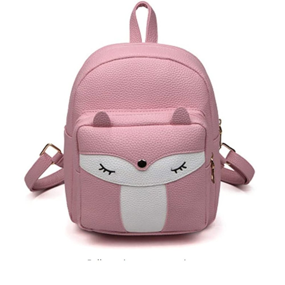 Cute Pink Fox Mini Backpack